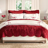 Elegant & Classic Aubree Bow Embroidery Duvet Set