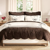 Elegant & Classic Aubree Bow Embroidery Duvet Set