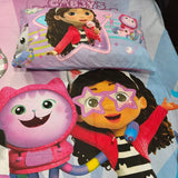 Gabby's Dollhouse Kids Bed Sheet