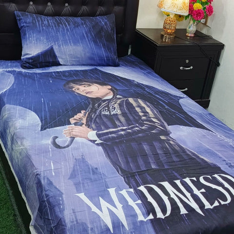 Wednesday Addams  kids Bed Sheet