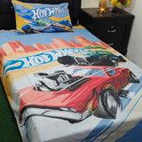 Hot Wheels car design Kid Bed Sheet