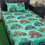 Feelyou Tractor Kids Bed Sheet