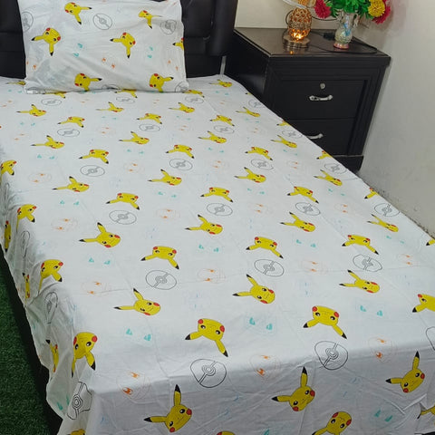 Pokemon Kids Cartoon Bed-sheet
