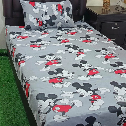 Mickey Mouse  Kids Bed Sheet