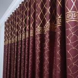 Modern Greek Key Pattern Curtain