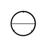 Modern Round Wall Shelf With Towel Holder