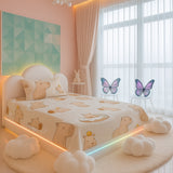 Cute Hippo Kids Bed-sheet