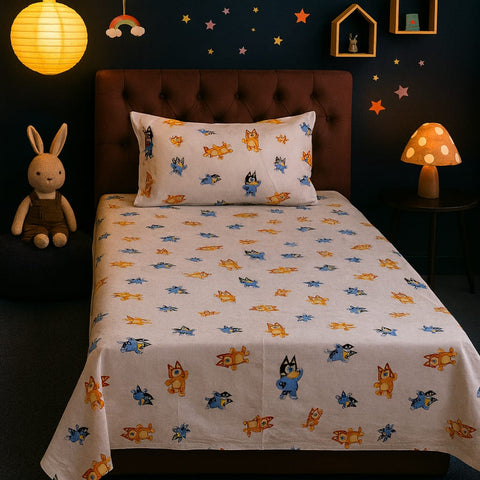 Cute Cartoon Animal Kids Bedsheet