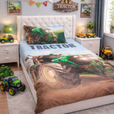 Tractor Adventure Kids Bed Sheet