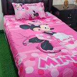 Minnie Mouse Pink Kids Bed Sheet