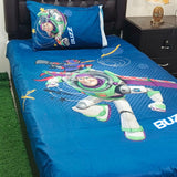 Buzz Lightyear Blue Kids Bed Sheet