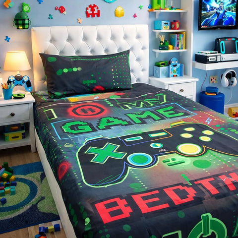 Kids Gaming  Bedsheet