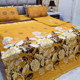 Premium Mustard Yellow  7Pc Bedspread Set