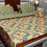 Premium Botanical Floral 7Pc Bedspread Set