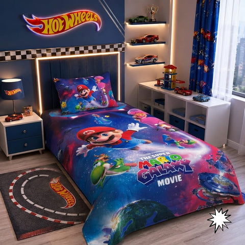 Super Mario Galaxy Kids Bedsheet