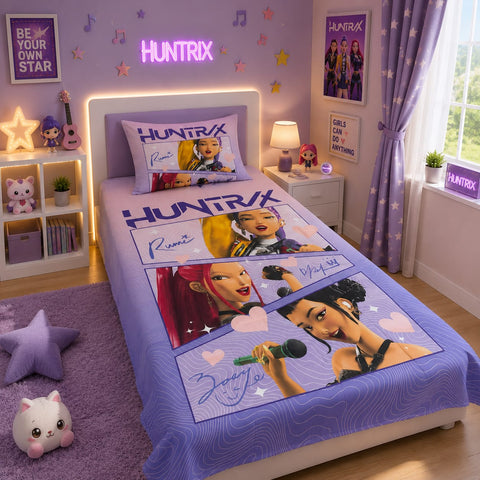 Huntrix Character Kids Bedsheet