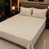 Luxury Ivory Velvet Bedsheet