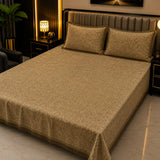 Luxury Taupe Velvet Bedsheet