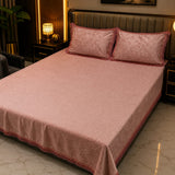 Blush Pink Velvet Bedsheet