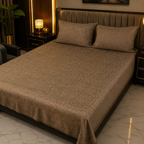 Elegant Premium Velvet Bedsheet