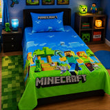 Minecraft Game Kids Bedsheet