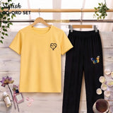 Ladies Yellow & Black Nightwear