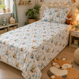 Cute Woodland Creatures Kids Bedsheet