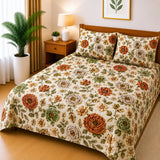 Luxury Spring Garden Printed Bed Sheet