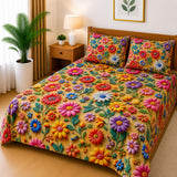 3D Rainbow Flower 3D Printed Bed Sheet