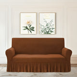 Premium Sofa Cover with Elegant Skirt Design