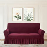 Premium Sofa Cover with Elegant Skirt Design