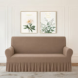 Premium Sofa Cover with Elegant Skirt Design