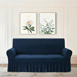 Premium Sofa Cover with Elegant Skirt Design