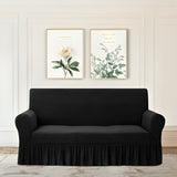 Premium Sofa Cover with Elegant Skirt Design