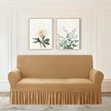Premium Sofa Cover with Elegant Skirt Design