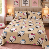 Hello Kitty Inspired Kids Bedsheet