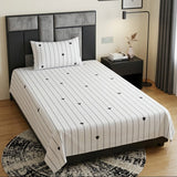 Black & White Heart Kids Bedsheet