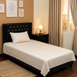 Elegant Beige Stripe Kids Bedsheet