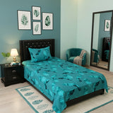 Tropical Leaf Pattern Kids Bedsheet