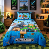 Minecraft Adventure Kids Bedsheet