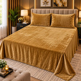 Luxury Crushed Fleece Bedsheet