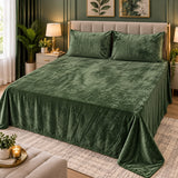 Luxury Crushed Fleece Bedsheet