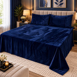 Luxury Crushed Fleece Bedsheet