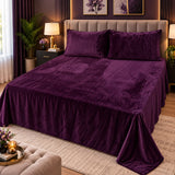 Luxury Crushed Fleece Bedsheet