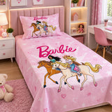 Barbie Fantasy World  Kids Bedsheet