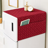 Floral Quilted Freezer Cover