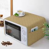 Quilted Microwave Cover with Storage Pocket