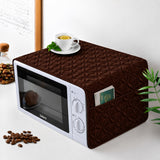 Quilted Microwave Cover with Storage Pocket