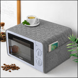 Quilted Microwave Cover with Storage Pocket