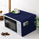 Quilted Microwave Cover with Storage Pocket